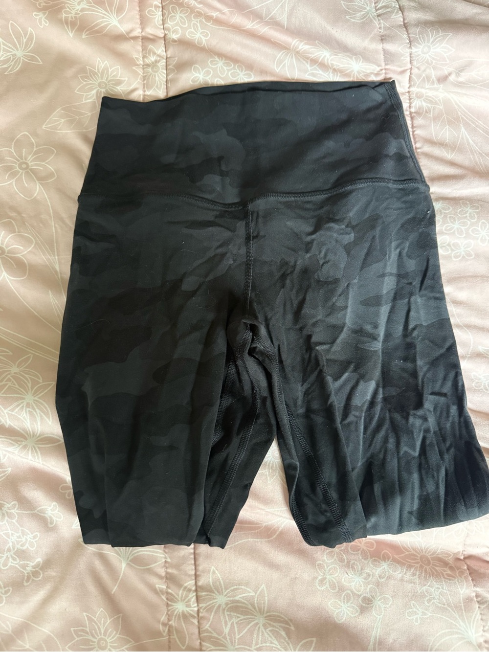 lululemon athletica Black Camo High-Waisted Leggings
